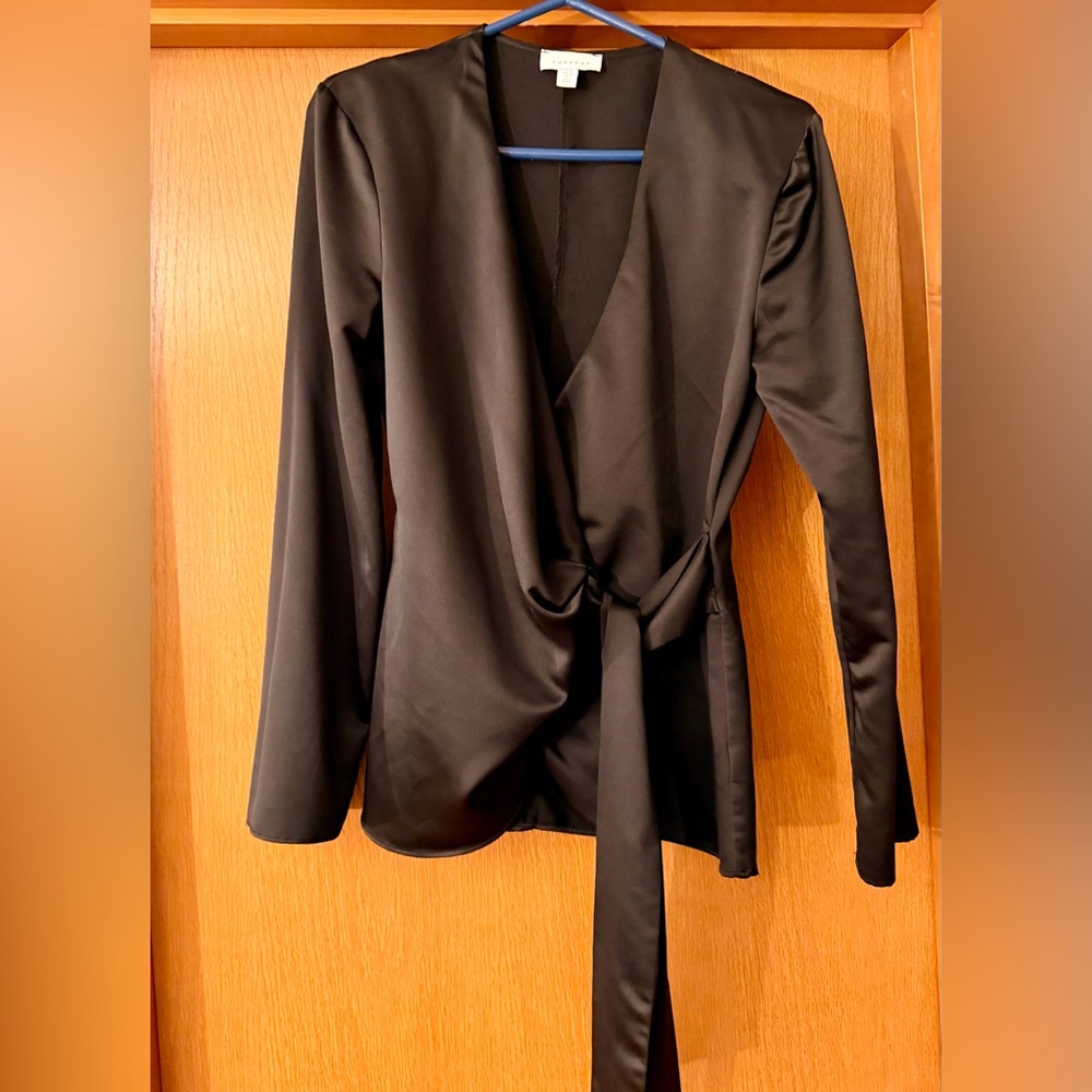 Topshop Charcoal Blouse